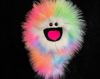 Rainbow Wackadoo Monster Puppet
