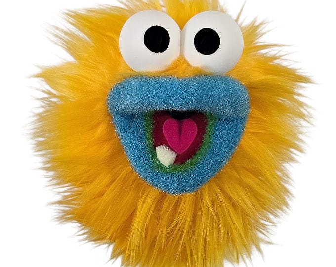 Yellow Wackadoo Bird Puppet