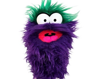 Purple Wackadoo Monster Puppet