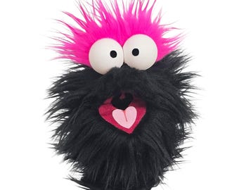 Black Wackadoo Monster Puppet