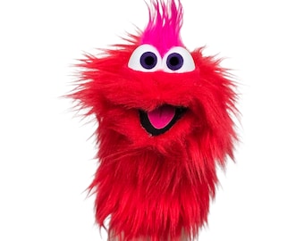 Red Wackadoo Monster Puppet