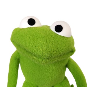 Little Frog Professional Puppet by UzzyWorks. Hand and Rod MuppetStyle image 9