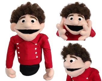 Micky Dolenz Monkees Caricature Puppet by UzzyWorks. Professional Hand and Rod "Muppet-Style" Puppet. OOAK Rare