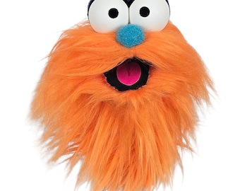 Orange Wackadoo Monster Puppet