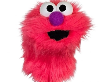 Coral Pink Wackadoo Monster Puppet