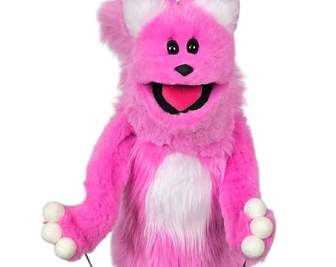Pink Cat Puppet