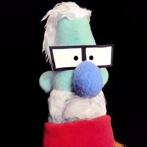 Hipster Puppet by UzzyWorks. Professional Hand Puppet Muppet-Style image 2