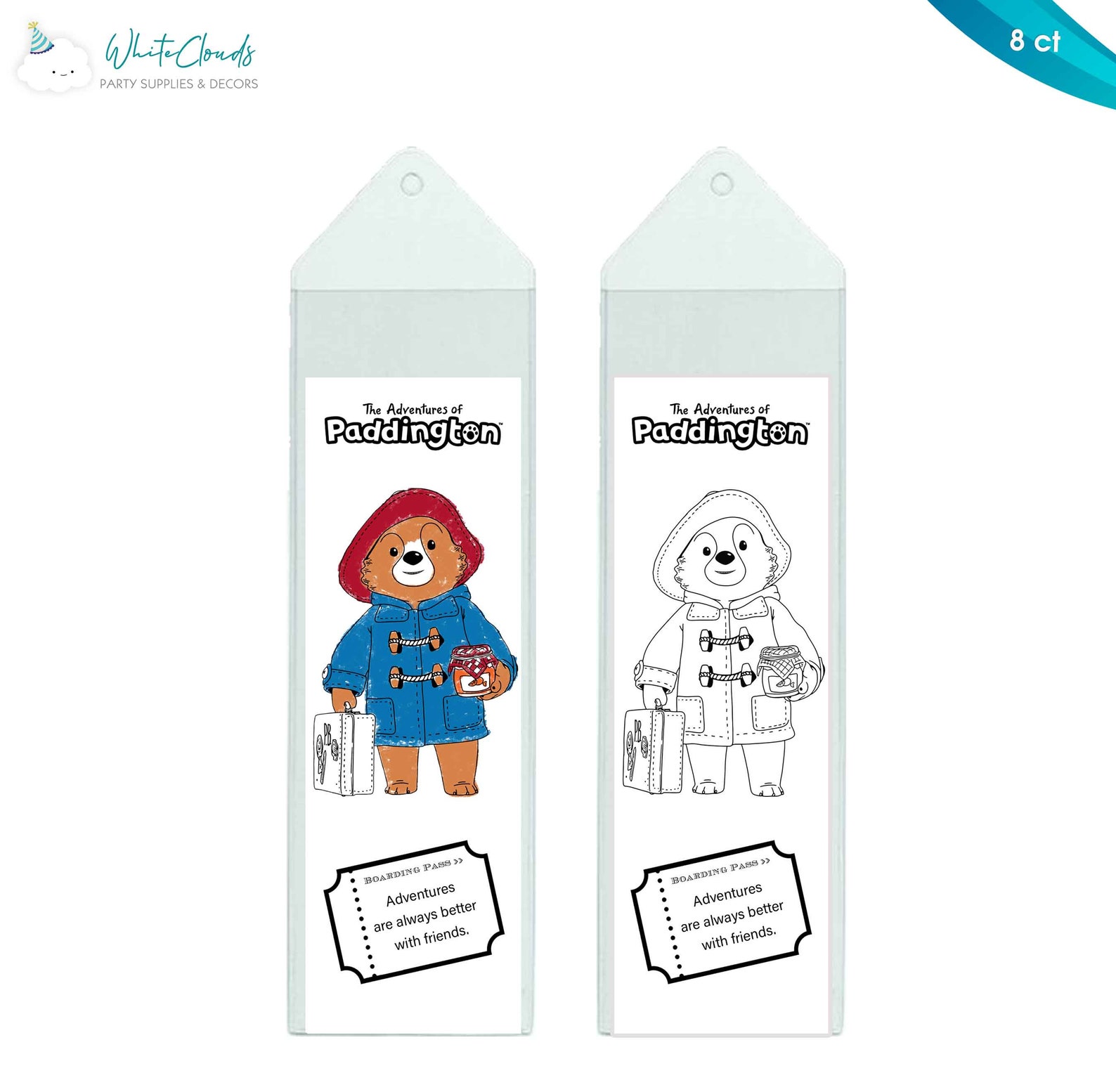 paddington-bear-bookmarks-color-your-own-birthday-party-favors-etsy