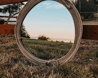 Western rope mirror