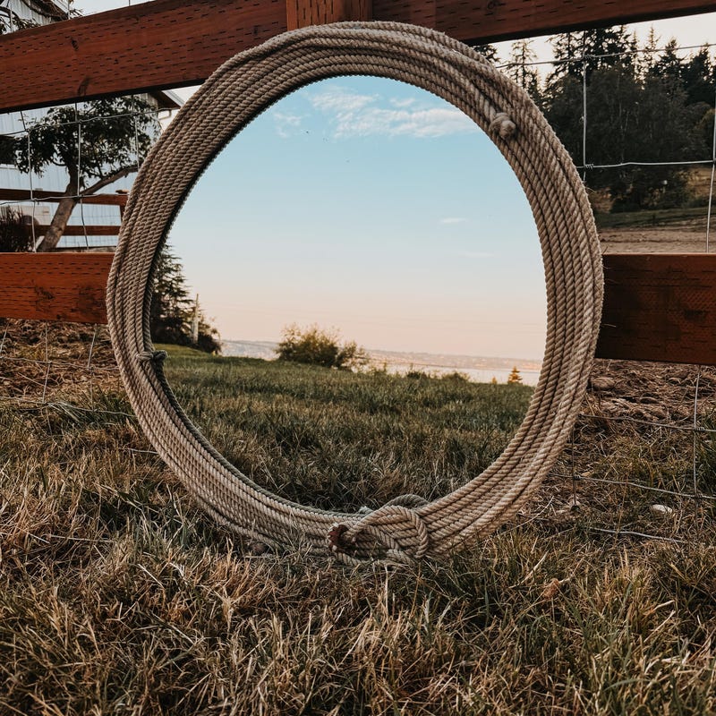 Rope Mirror - Etsy