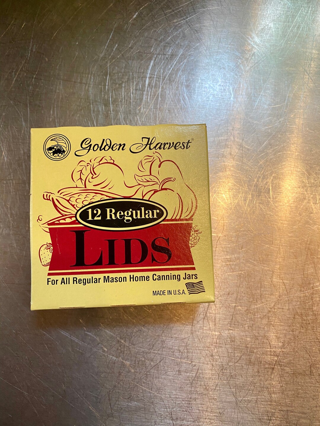 Golden Harvest Canning Lids 1 Box New Etsy