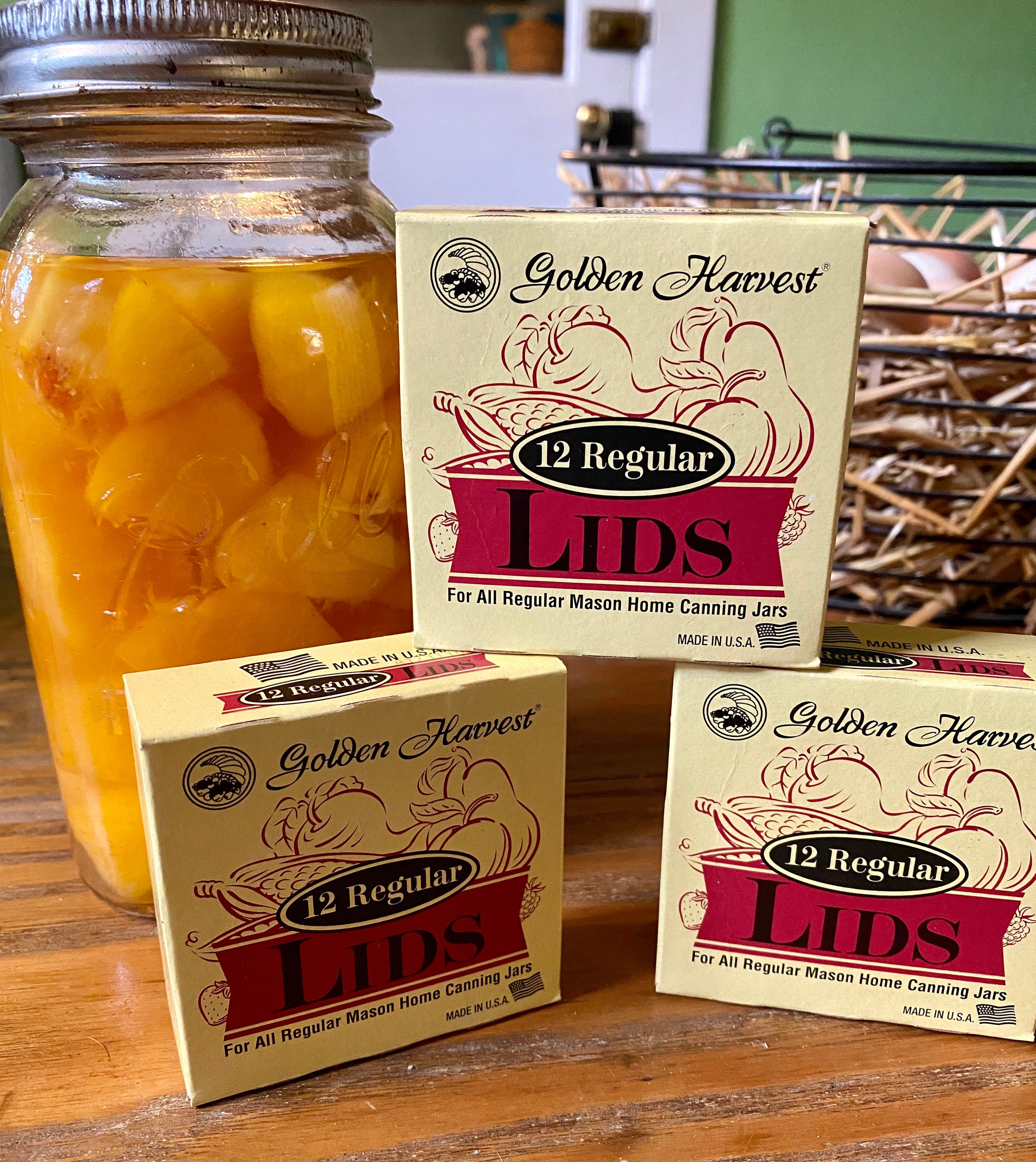 Golden Harvest Canning Lids 1 Box New Etsy