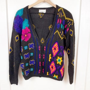 Vintage Jennifer Reed Hand Knit Cardigan