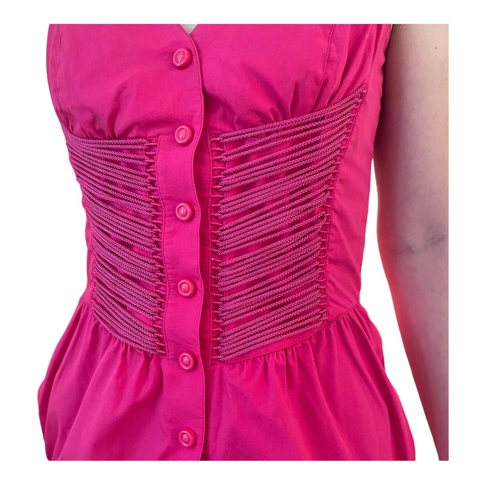 Vintage Thierry Mugler Corset Dress: Fuschia Pink 90s Couture - Etsy