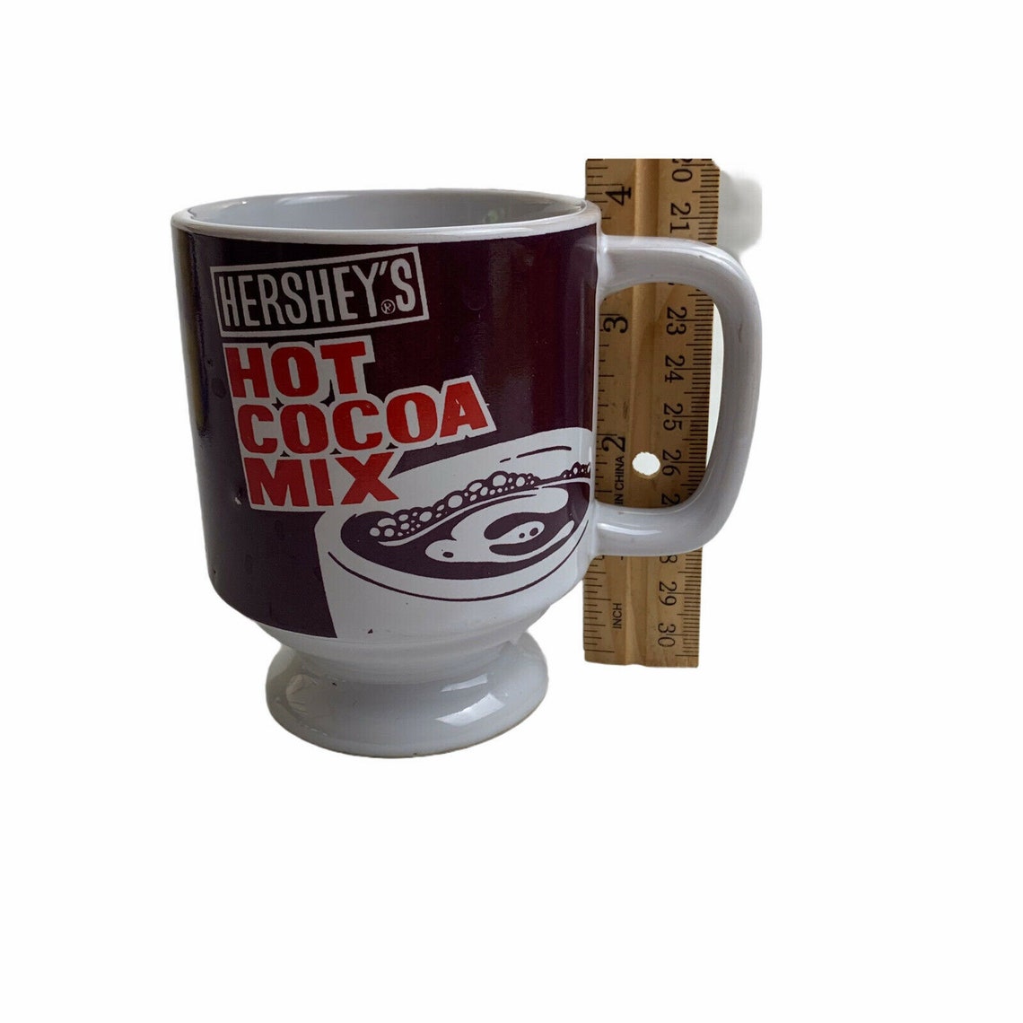 Hershey's Hot Cocoa Mix Mug Hershey Park Footed Souvenir Etsy