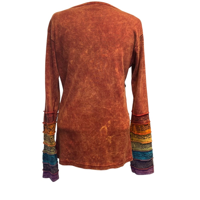 Vintage Boho Hippie Gypsy Art Deco Embroidered Long Sleeve - Etsy