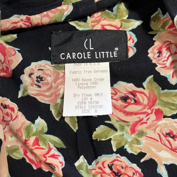 Carole Little Vintage Button Down Crop Blouse, Ca… - image 5