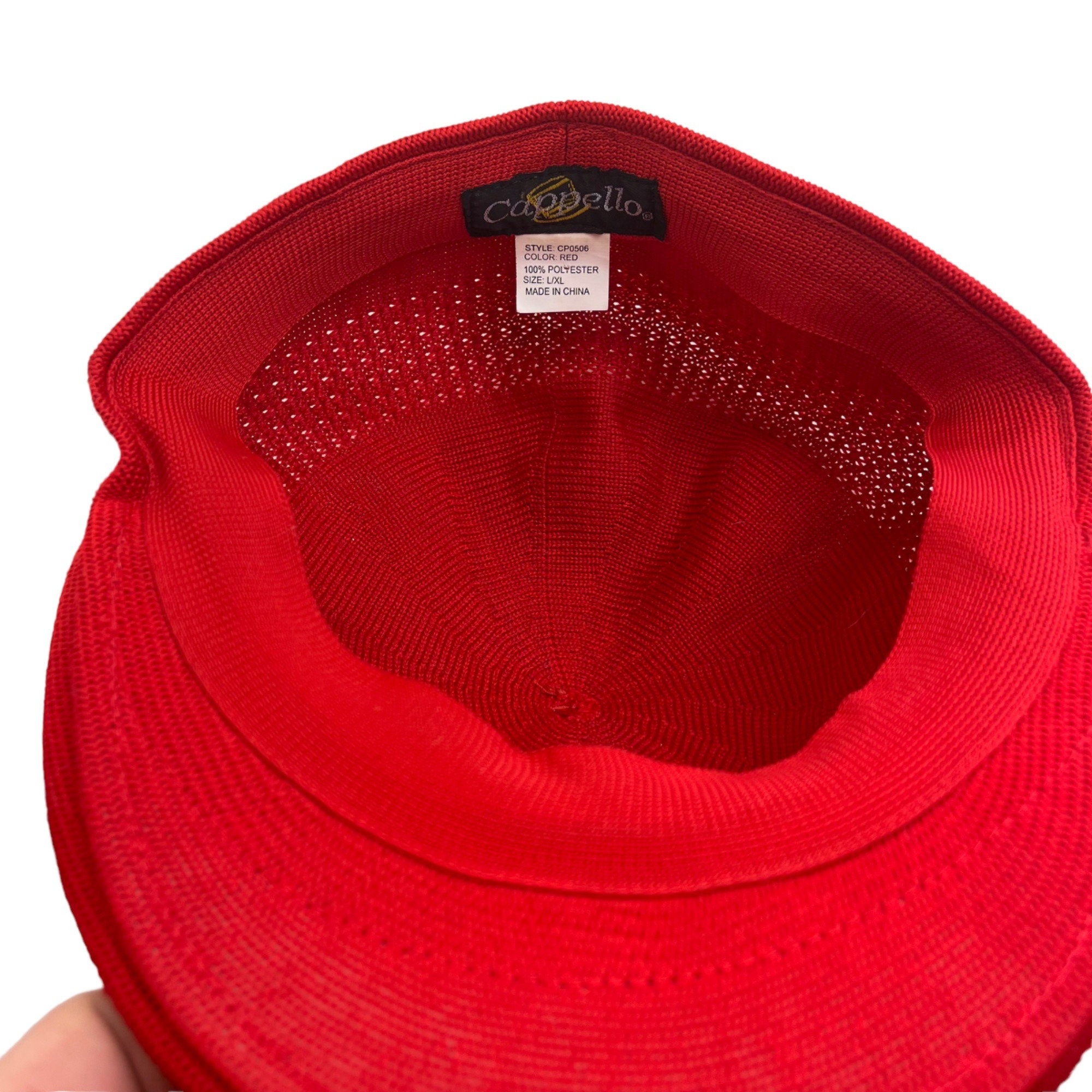 Vintage Red Newsboy Cap Beret Style Hat Retro 80s 90s Fashion Etsy