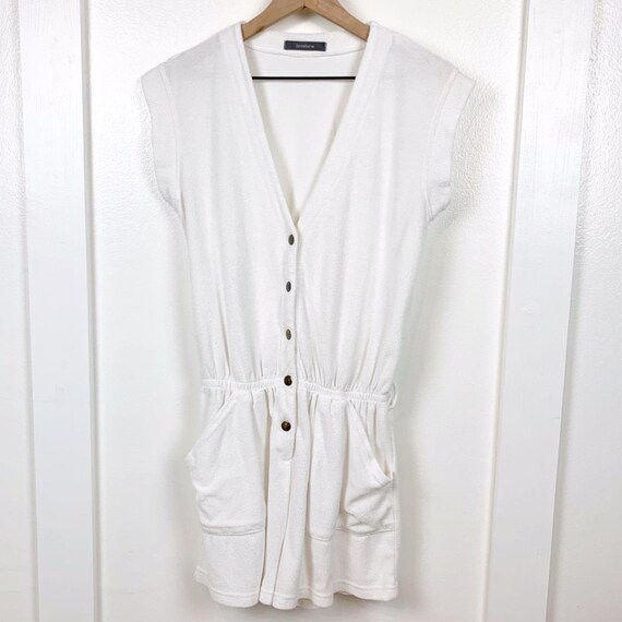 Vintage Liz Claiborne Shorts Romper Terry Cloth On