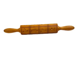 Vintage Springerie Embossing Rolling Pin: Insect & Nature Design