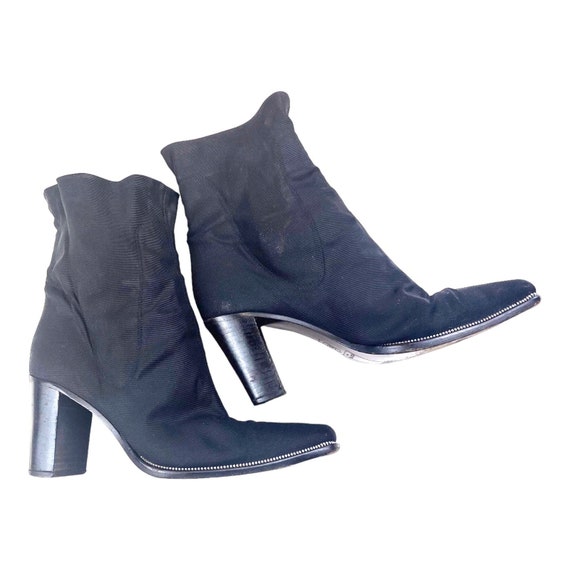 Armando Pollini Vintage Sock Boots 70s Go Go Styl… - image 1