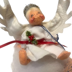 Vintage Annalee Angel Ornament: 1991 Christmas Tree Decoration