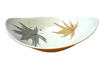 Cuenco para servir vintage Iroquois de Ben Seibel: Decoración MCM Harvest Time