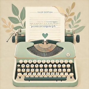 Typewritten Letter – Personalized Keepsake Gift