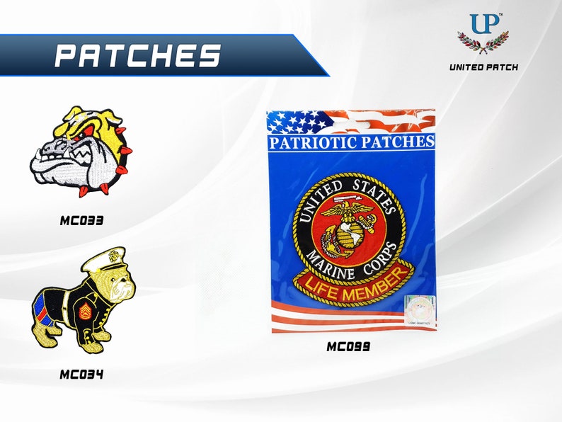 Marine Corps Patches With Iron on and Velcro Fastener Backing Etsy