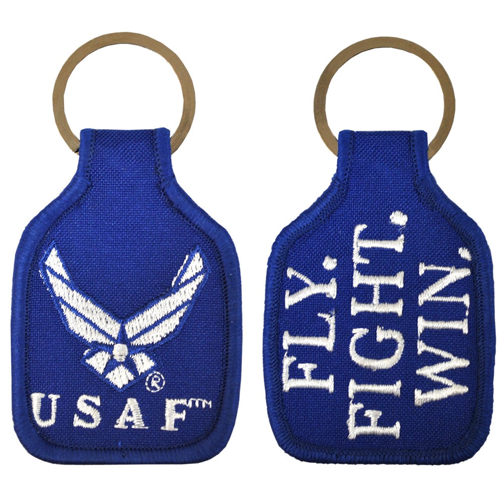 Embroidered U.S. Air Force Keychain, U.S. Air Force Keyring, US Air ...