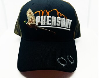 Pheasant Hunter Cap, Born to Hunt Hat, Hunter Life Cap, Adjustable Hunter Hat, Born to Hunt Forced to Work, Wild Life, Hunt, Hunting, Cap