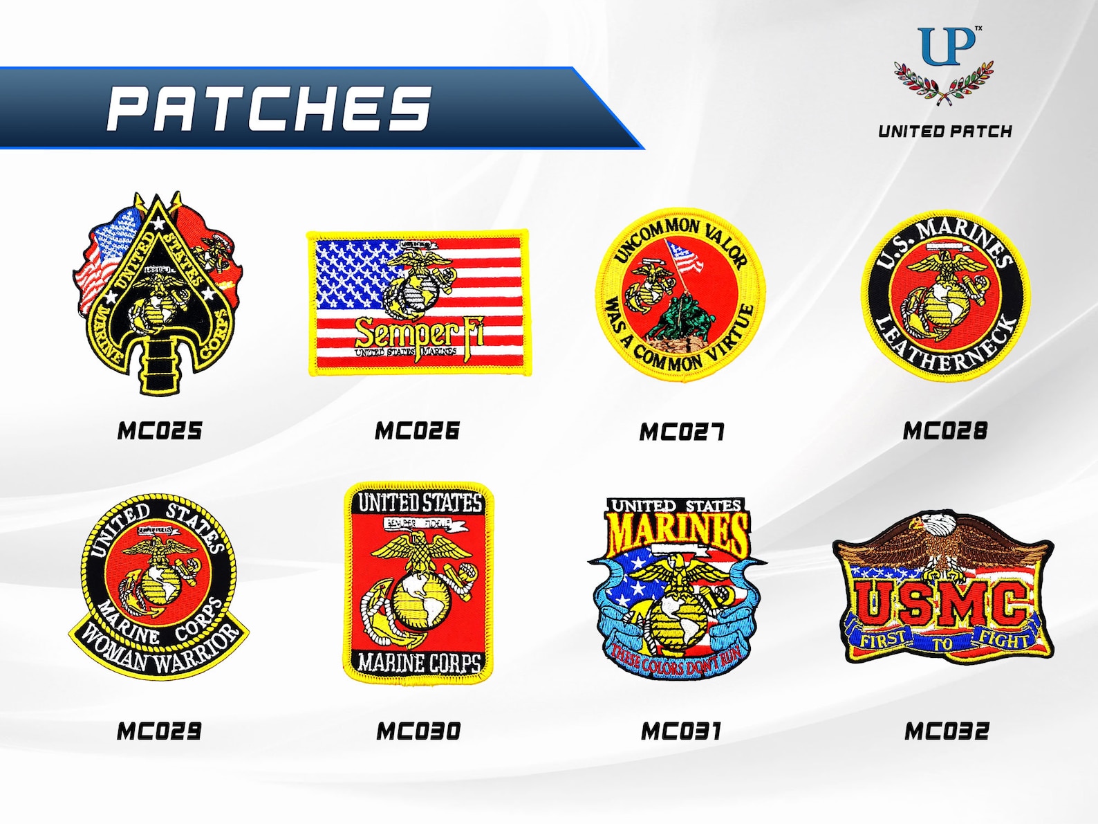 Marine Corps Patches With Iron on and Velcro Fastener Backing Etsy