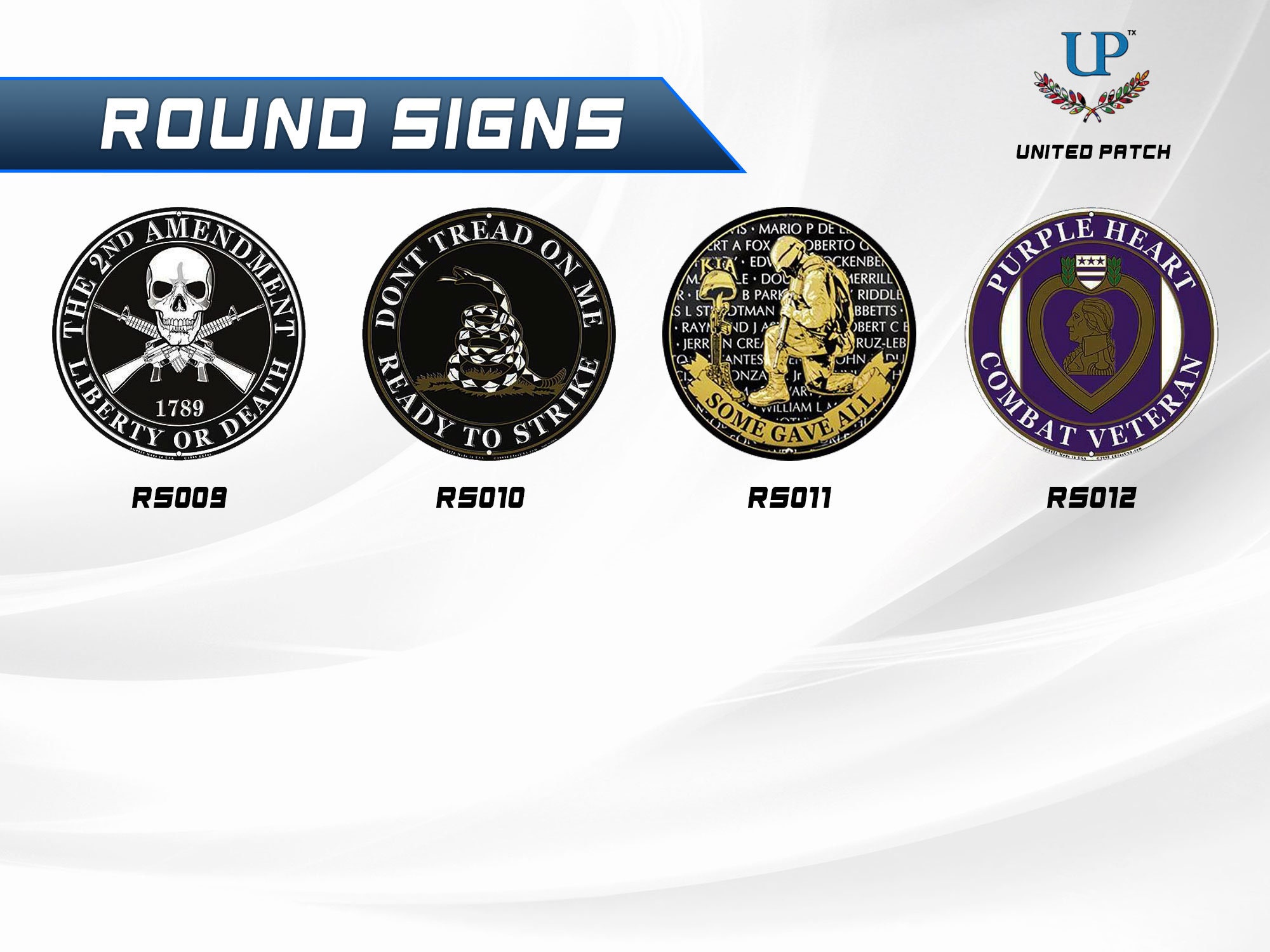 US Navy Logo Sign Round 12