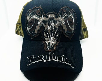 Deer Hunter Cap, Born to Hunt Hat, Hunter Life Cap, Adjustable Hunter Hat, Born to Hunt Forced to Work, Wild Life, Hunt, Hunting, Cap, Hat