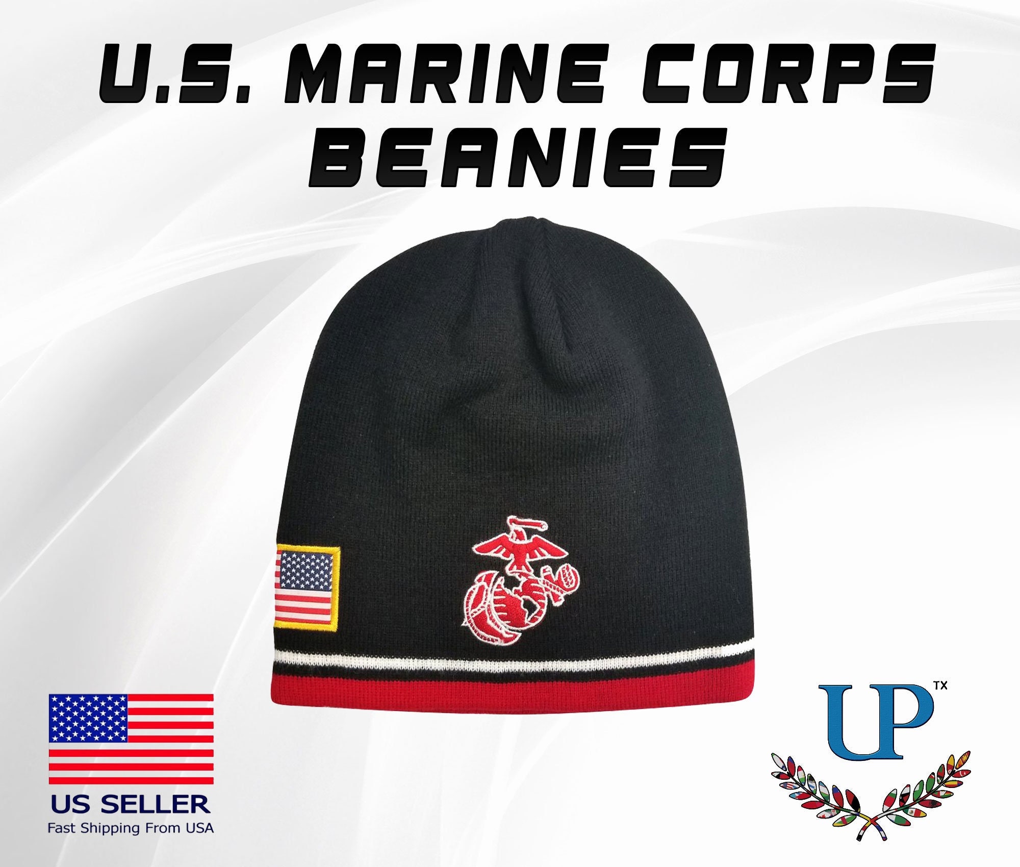 Marine Corps Beanies Embroidered 