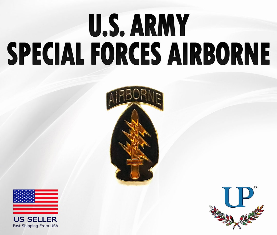 Army 1st Special Forces Command Airborne Lapel Pin US Etsy 日本