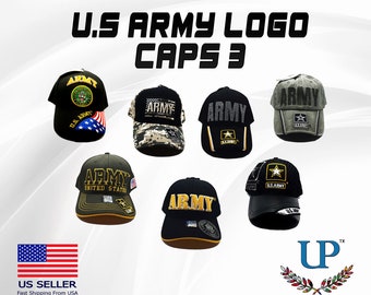 Officially Licensed US Army Cap, US Army Hat, US Army Cap, Army Cap, Military Cap, Embroidered Army Cap, Camouflage Army Cap, Camo Army Hat