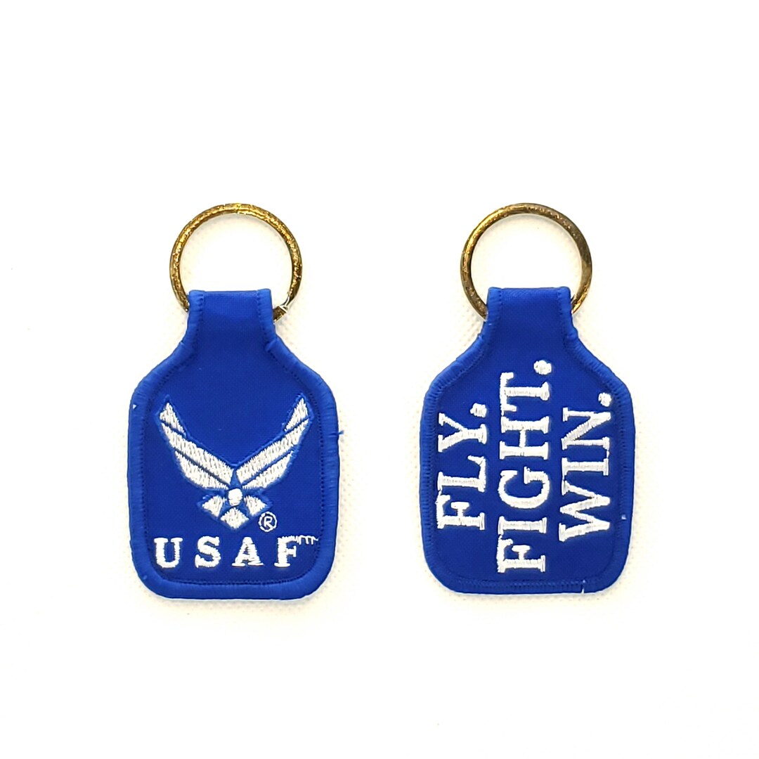 Embroidered U.S. Air Force Keychain U.S. Air Force Keyring Etsy