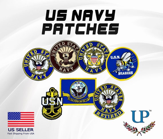 US Navy Iron on and Velcro Patches, Seabees, USN, Retired and Veteran  Patches, Top Gun Patches, Naval Aviation, Embroidered US Navy Patches -   Norway