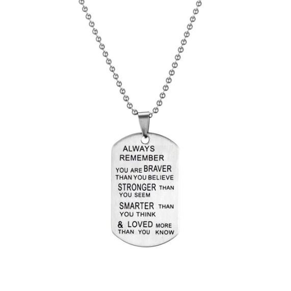US Flag Dog Tag Name Tag Pendant Necklace US Marine Corps Etsy