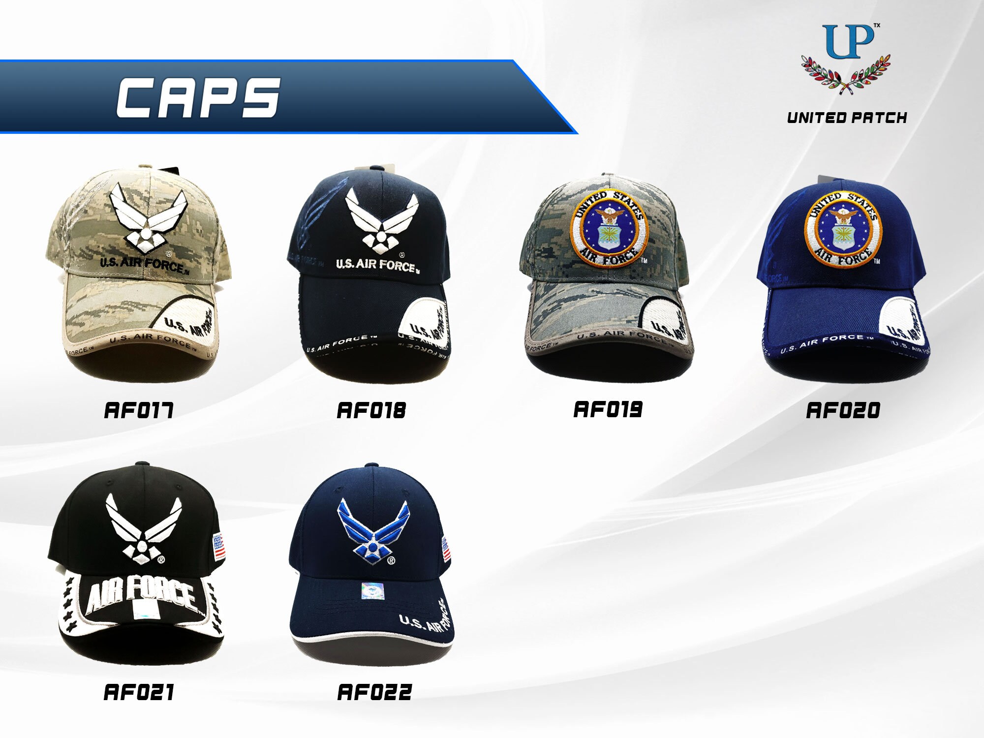 Officially Licensed US Air Force Caps, US Air Force Hat, Air