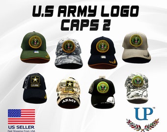 Officially Licensed US Army Cap, US Army Hat, US Army Cap, Army Cap, Military Cap, Embroidered Army Cap, Camouflage Army Cap, Camo Army Hat