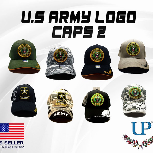 Officially Licensed US Army Cap, US Army Hat, US Army Cap, Army Cap, Military Cap, Embroidered Army Cap, Camouflage Army Cap, Camo Army Hat