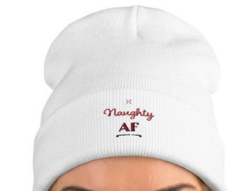 Naughty Beanie - Etsy