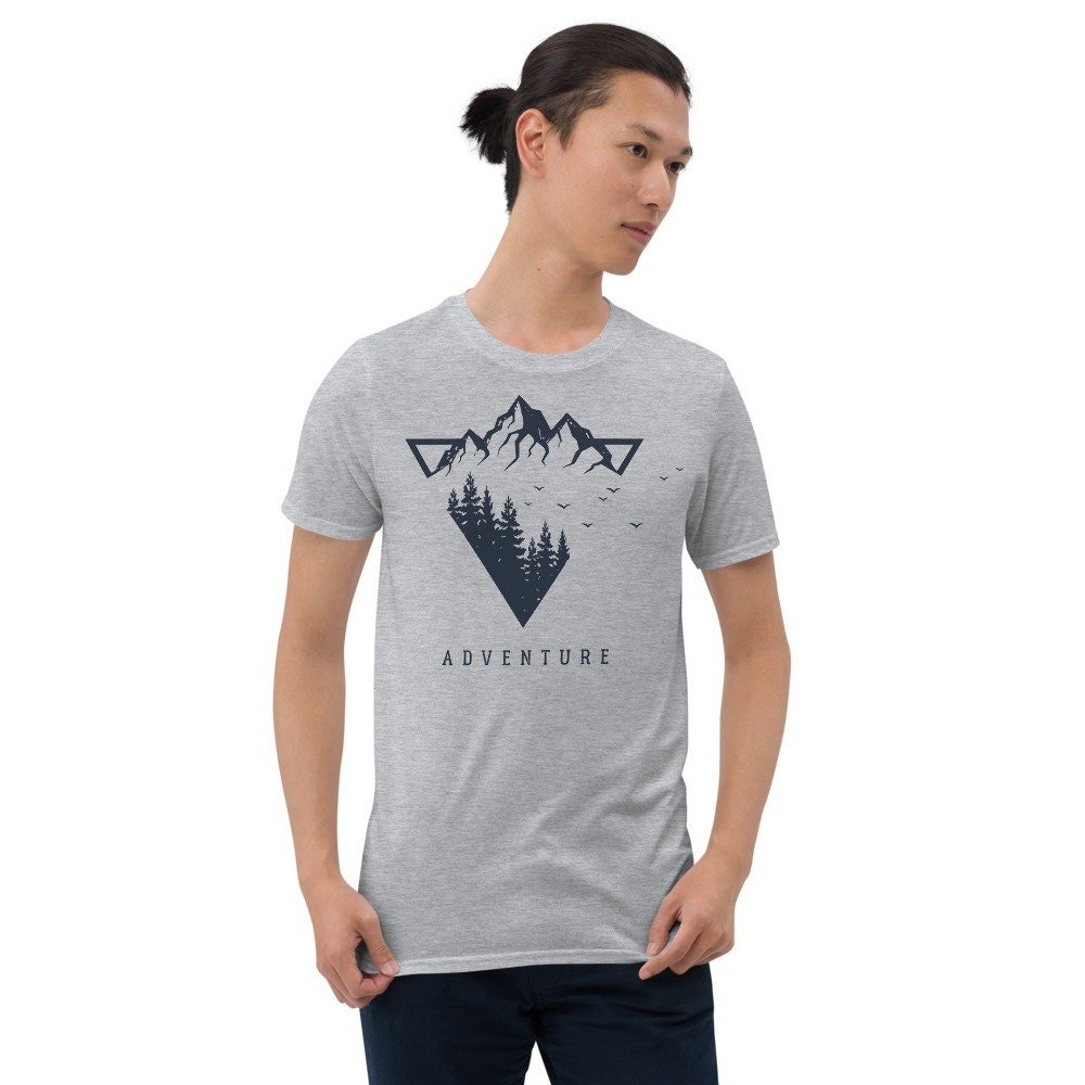 Adventure Sacred Geometry Tee Camping Shirt Nature Shirt | Etsy
