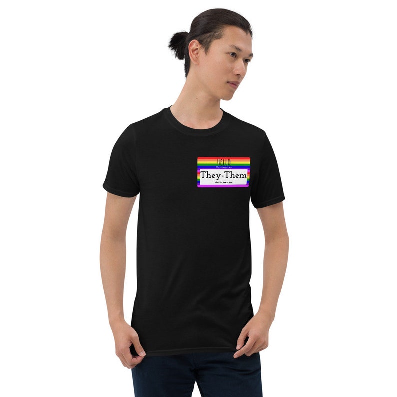 Pronoun Shirt Pronouns They Them Pronouns LGBTQ Ally - Etsy
