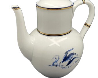 Théière vintage en porcelaine de Lindköping - Gazelle Design, Einar Forseth, 1930s