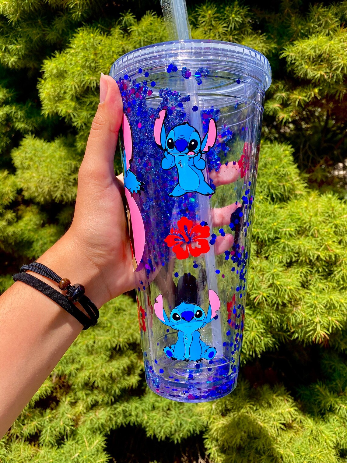 Lilo and Stitch Snowglobe Tumbler/ 32 Oz/ Gift for Her/ Gift Etsy