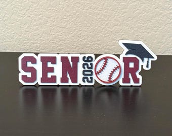 Class of 2026 Baseball Graduation Sign, High School Senior keepsake gift for grad party and sports banquet decoration