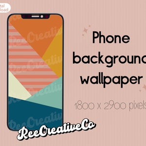 iPhone Wallpaper | iPhone Hintergrund | Vintage Handy Wallpaper | Retro Handy Wallpaper | SOFORTIGER DOWNLOAD